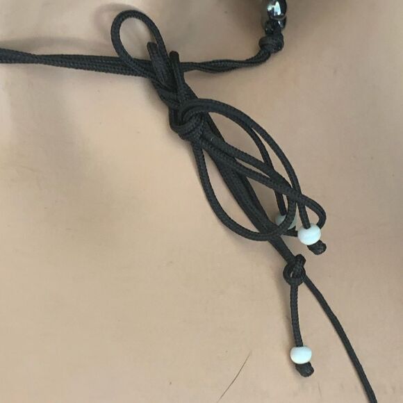 Vintage chunky hematite choker necklace - Picture 4 of 5